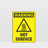 Customized Safety Signs,Warning Hot Surface Sign